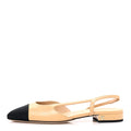 Chanel Two-Tone Slingback Ballet Flats