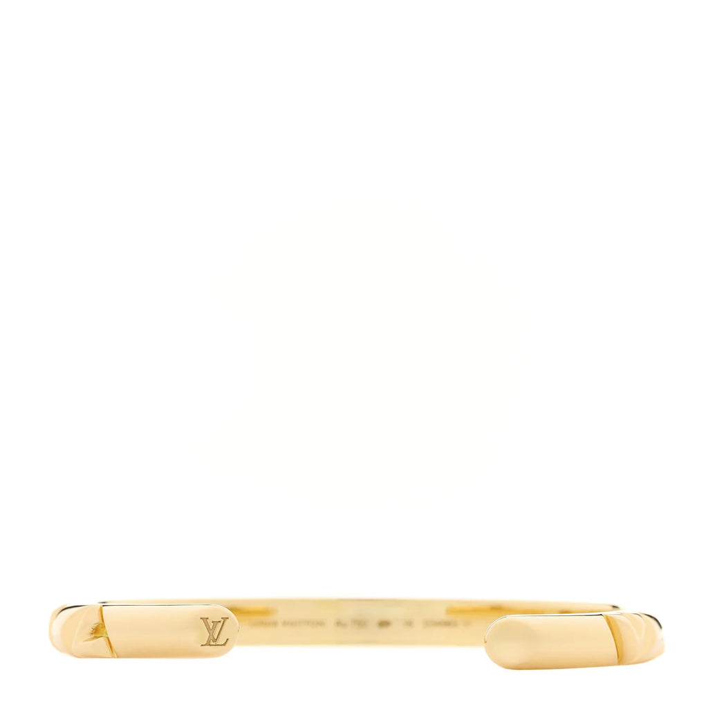 Louis Vuitton Gold Monogram Cuff
