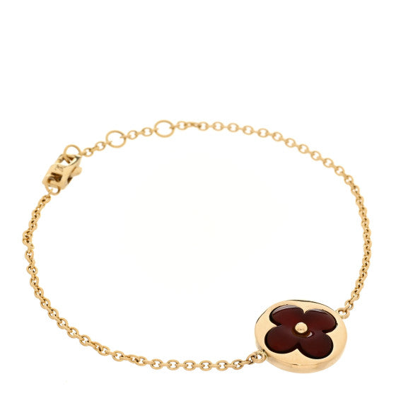 Louis Vuitton Gold Flower Diamond Bracelet
