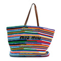 Miu Miu Multicolor Crochet Tote