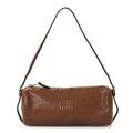 Miu Miu Brown Leather Cylinder Bag
