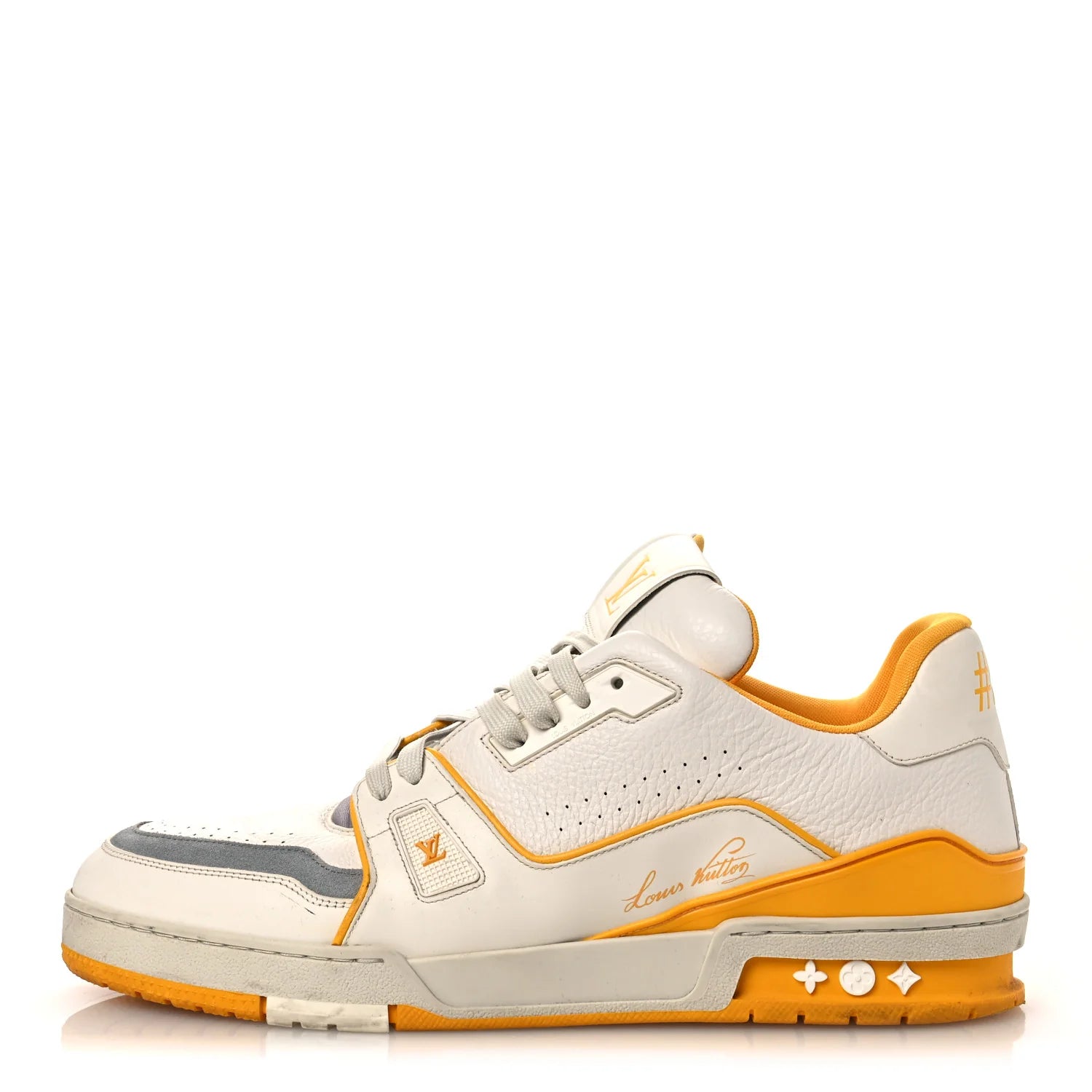 Louis Vuitton White Orange Trainer