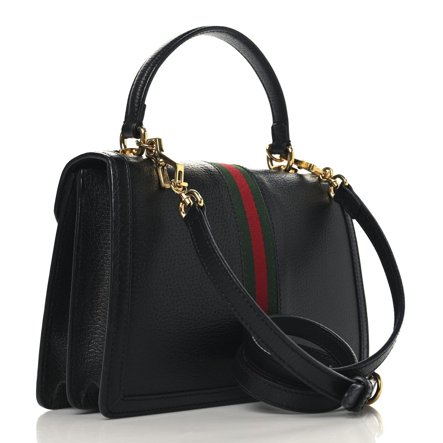 Gucci Black Padlock Top Handle