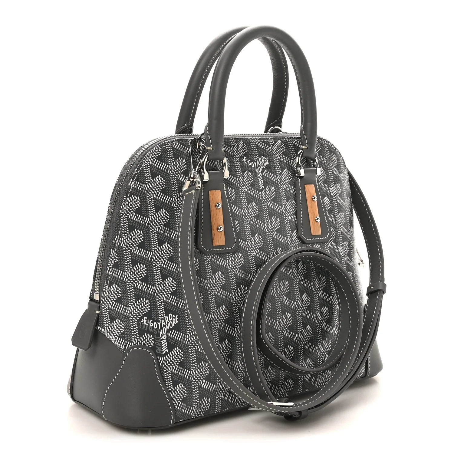 Goyard Grey Goyardine Vendome Bag
