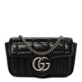 Gucci Black GG Marmont Bag