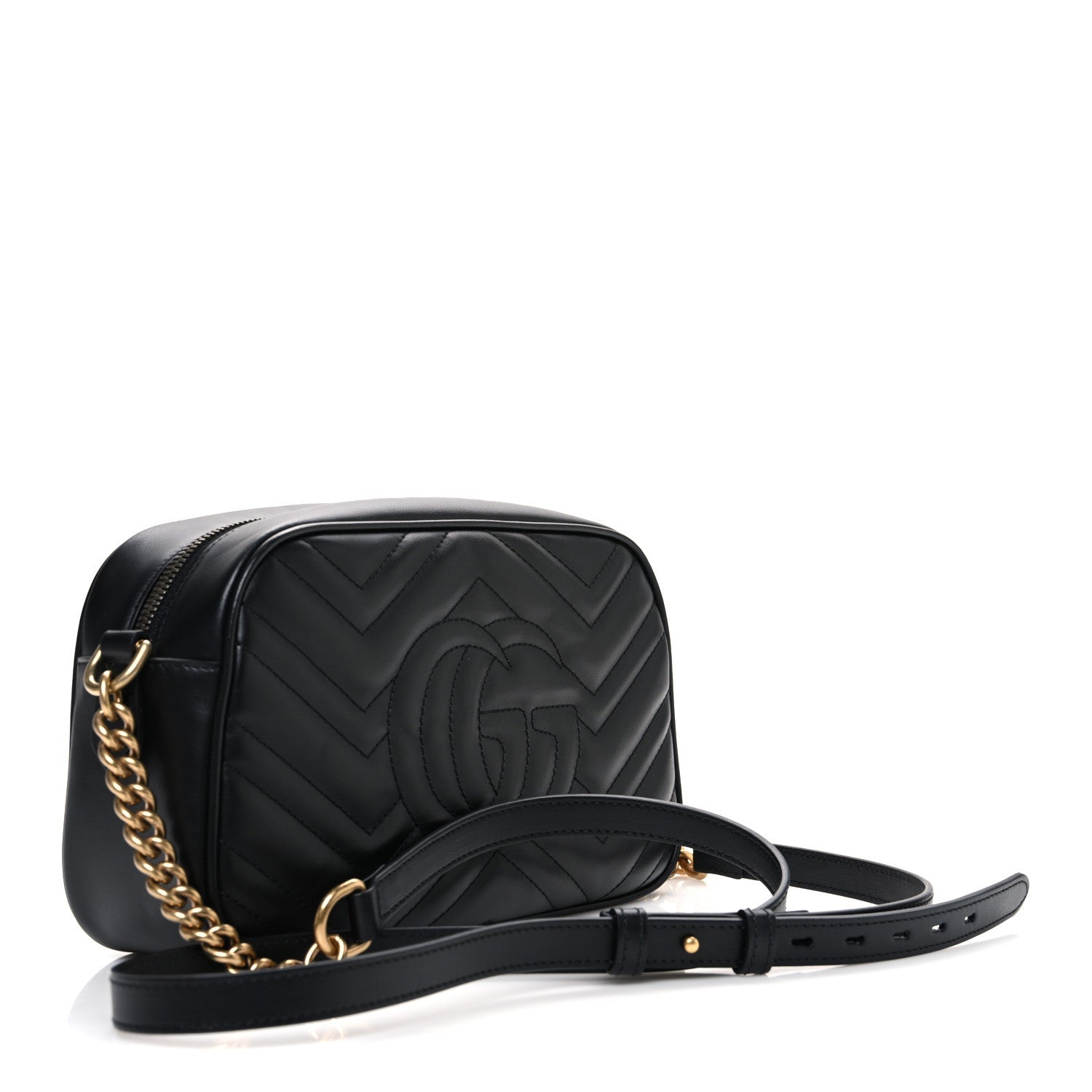 Gucci Black GG Marmont Bag