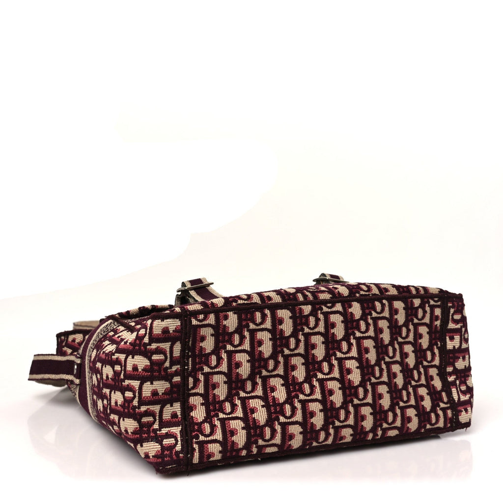 Dior Oblique Burgundy Messenger Bag