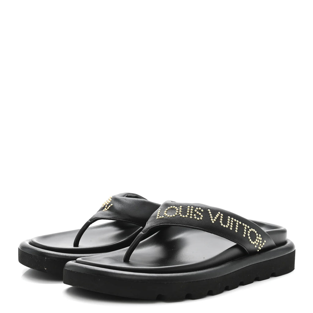 Louis Vuitton Studded Platform Sandals
