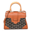 Goyard Black Goyardine Saigon Handbag