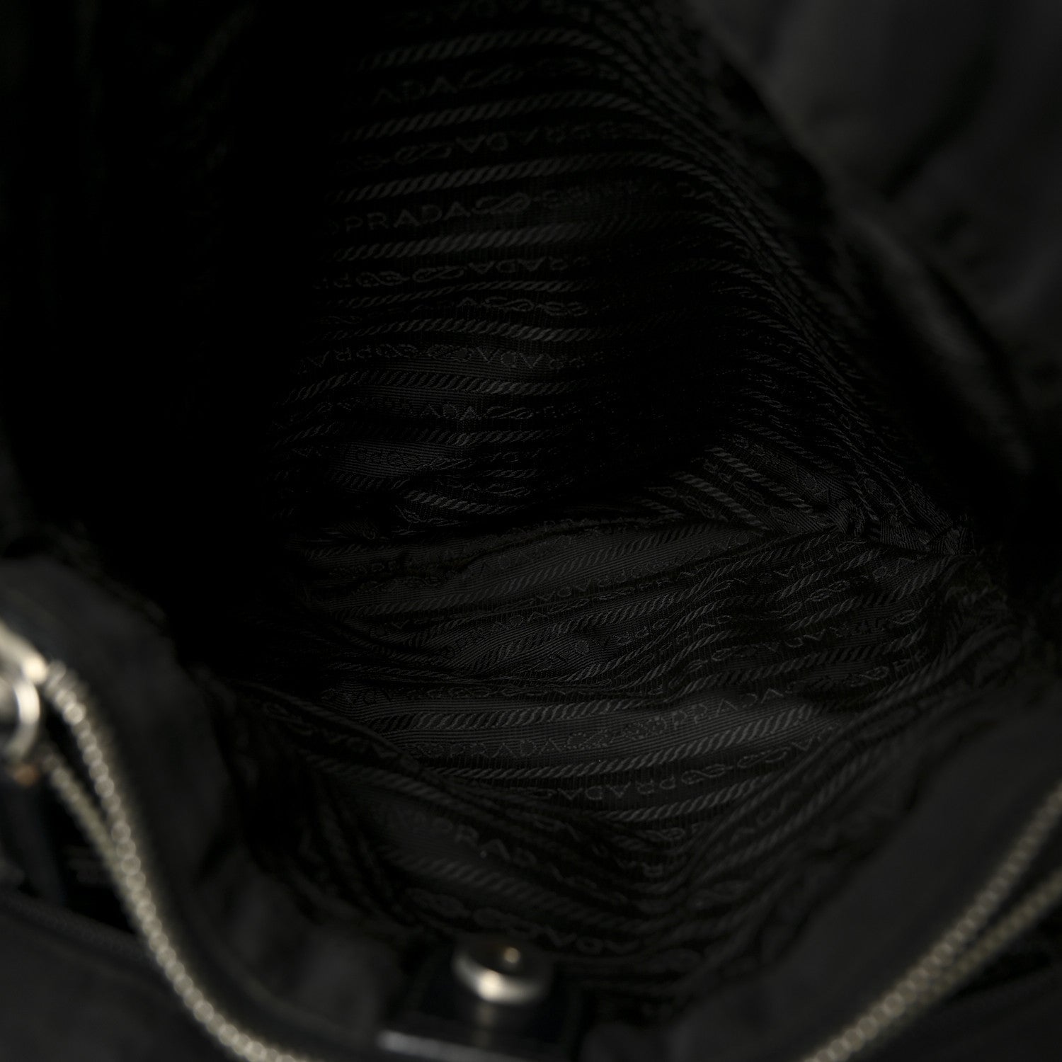 Prada Black Nylon Tote Bag