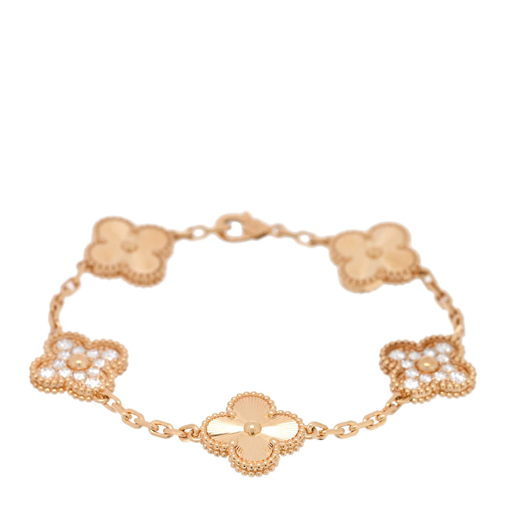 Van Cleef Diamond Alhambra Bracelet