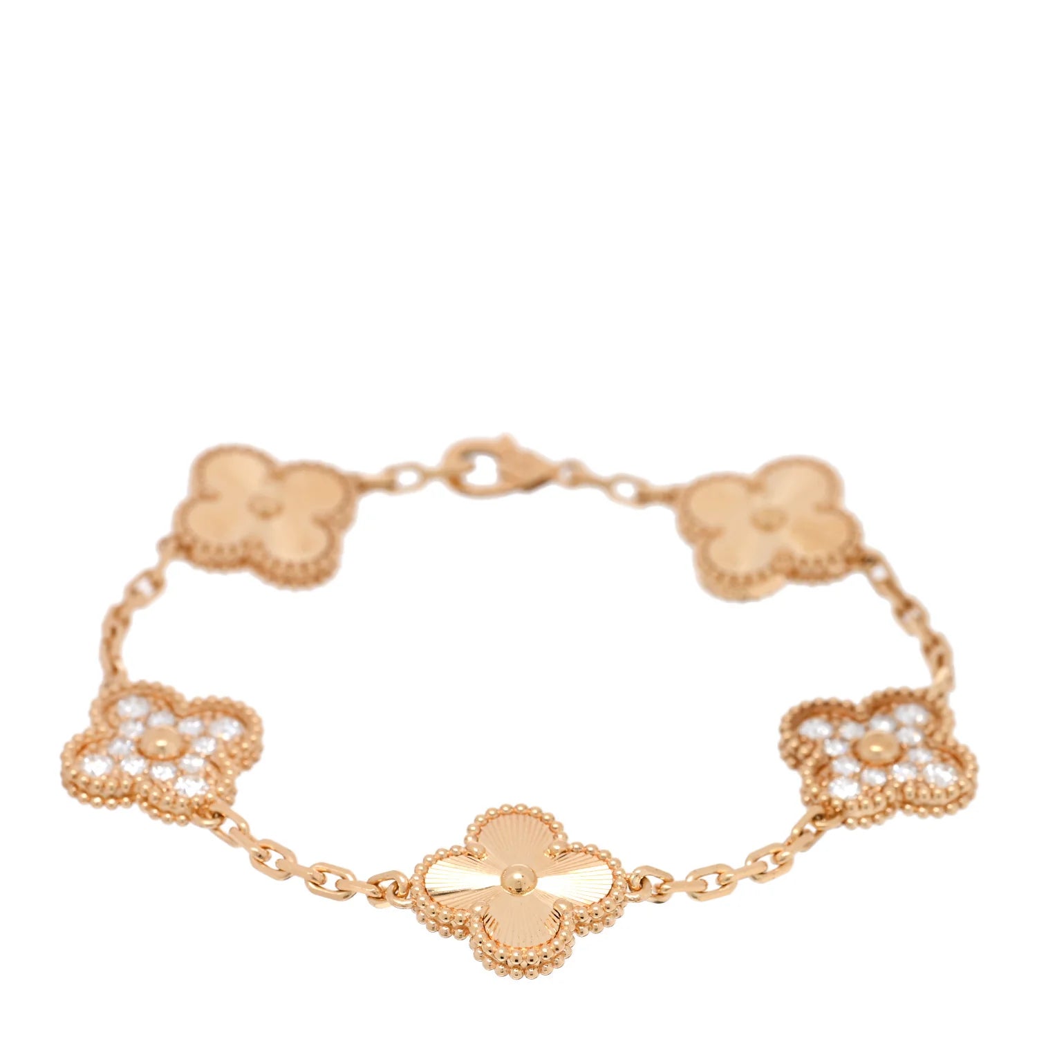 Van Cleef Diamond Alhambra Bracelet