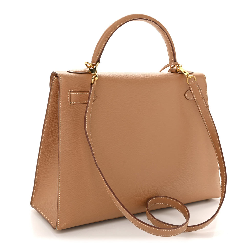 Hermes Kelly Gold Epsom Bag