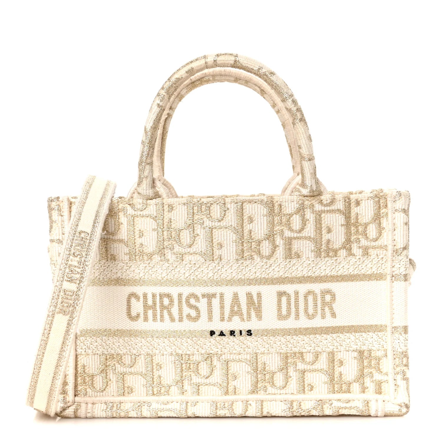 Dior Mini Gold Oblique Tote
