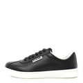 Chanel Black Leather Low-Top Sneakers