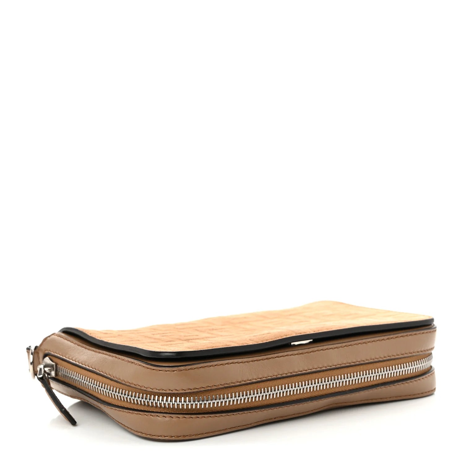 Fendi Brown Suede FF Crossbody