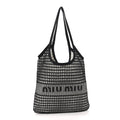 Miu Miu Black Crochet Tote