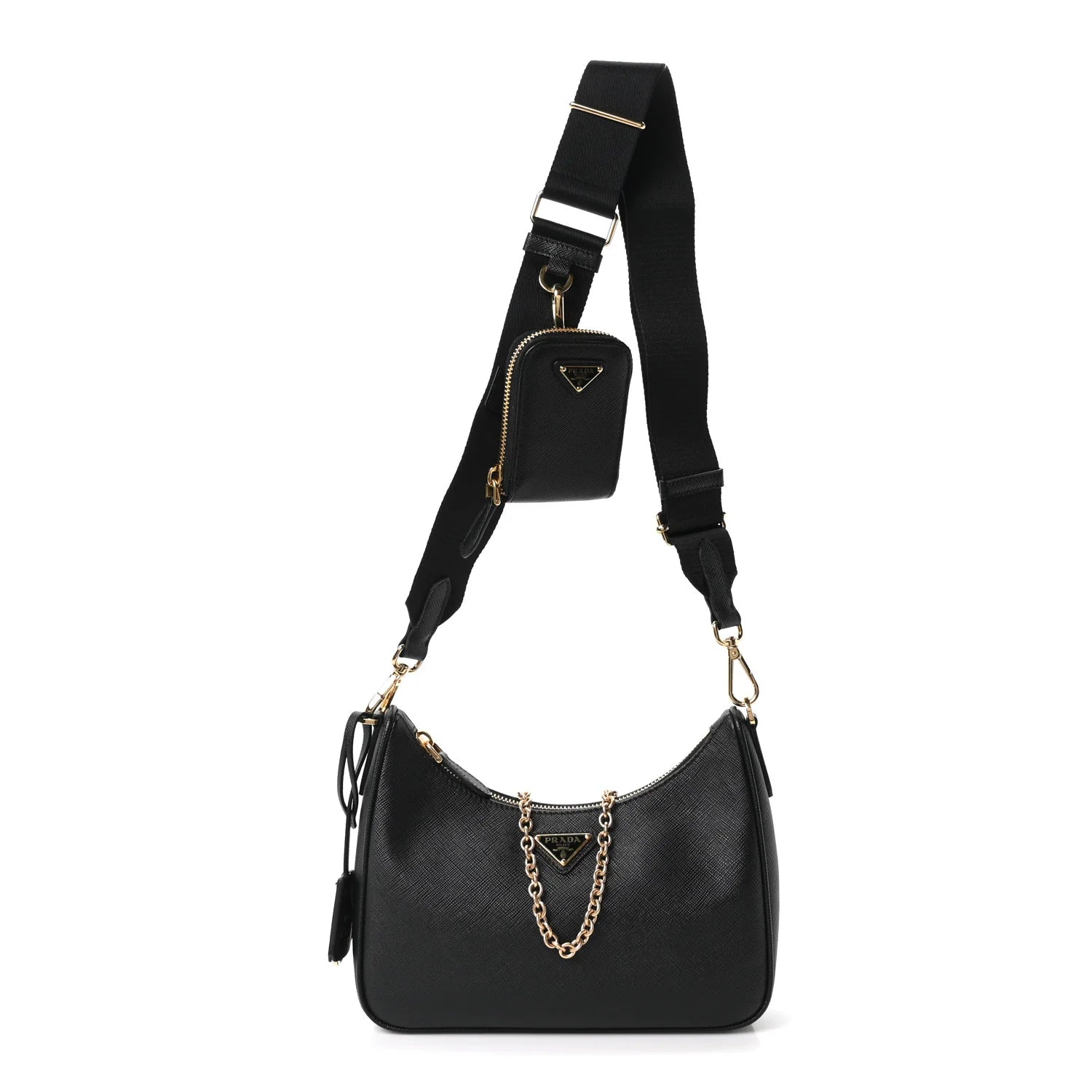 Prada Black Saffiano Re-Edition Bag