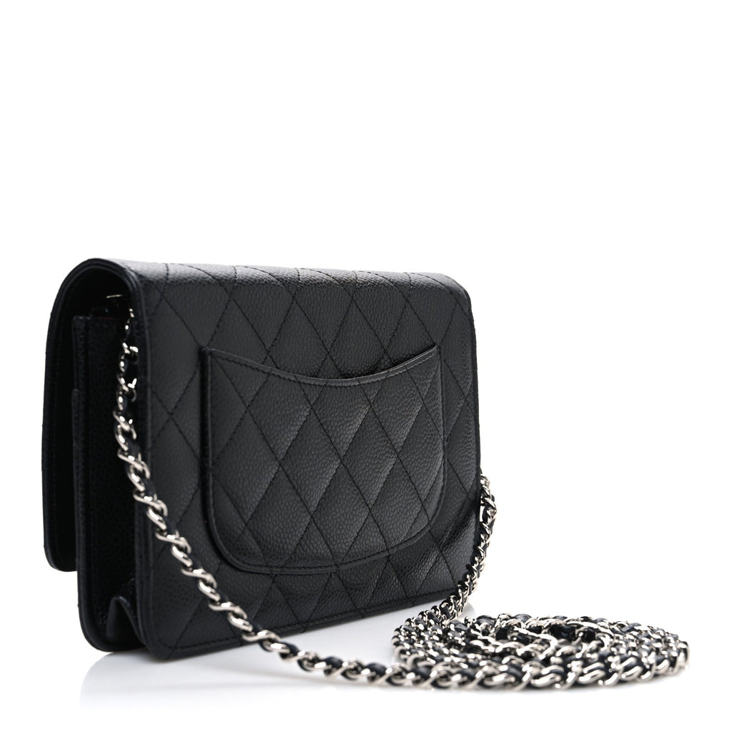 Chanel Black Quilted Caviar Bag
