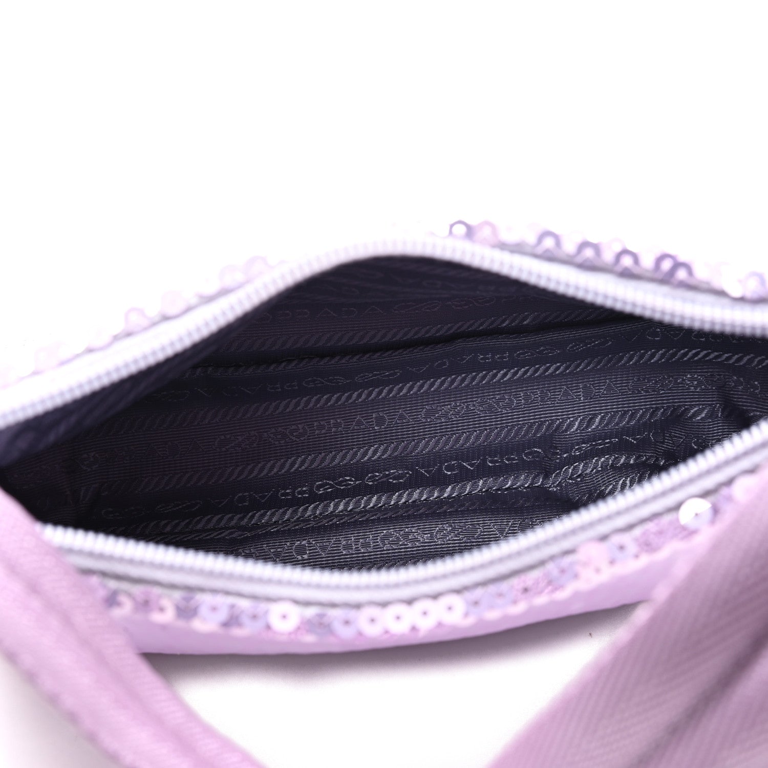 Prada Lilac Sequin Shoulder Bag