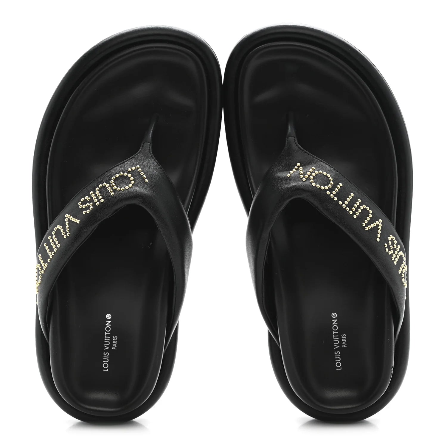 Louis Vuitton Studded Platform Sandals