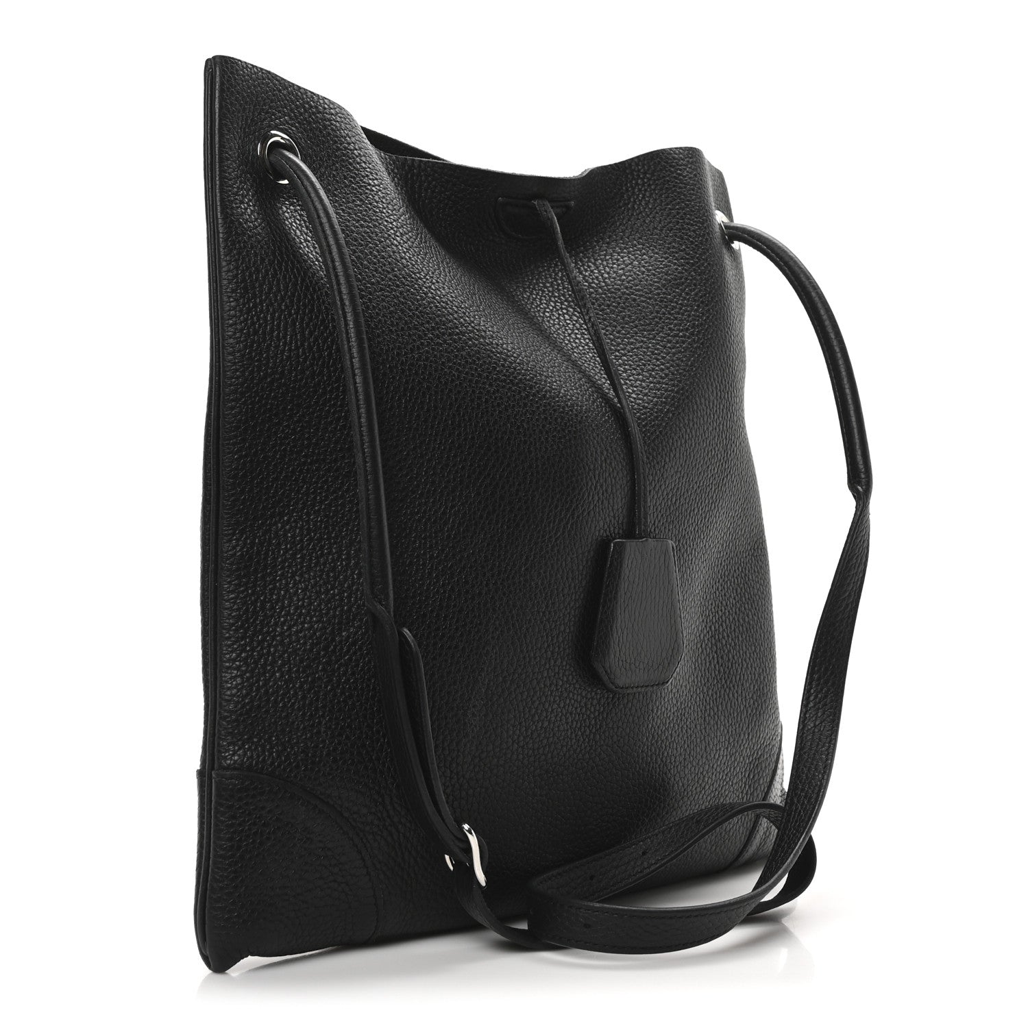 Loewe Black Grained Leather Bag