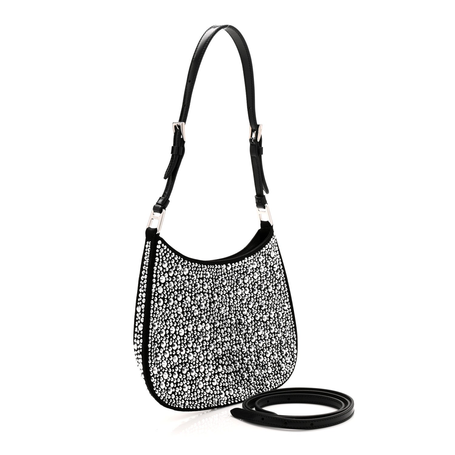 Prada Crystal Embellished Shoulder Bag
