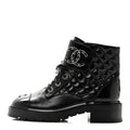 Chanel Quilted Leather Combat Boots