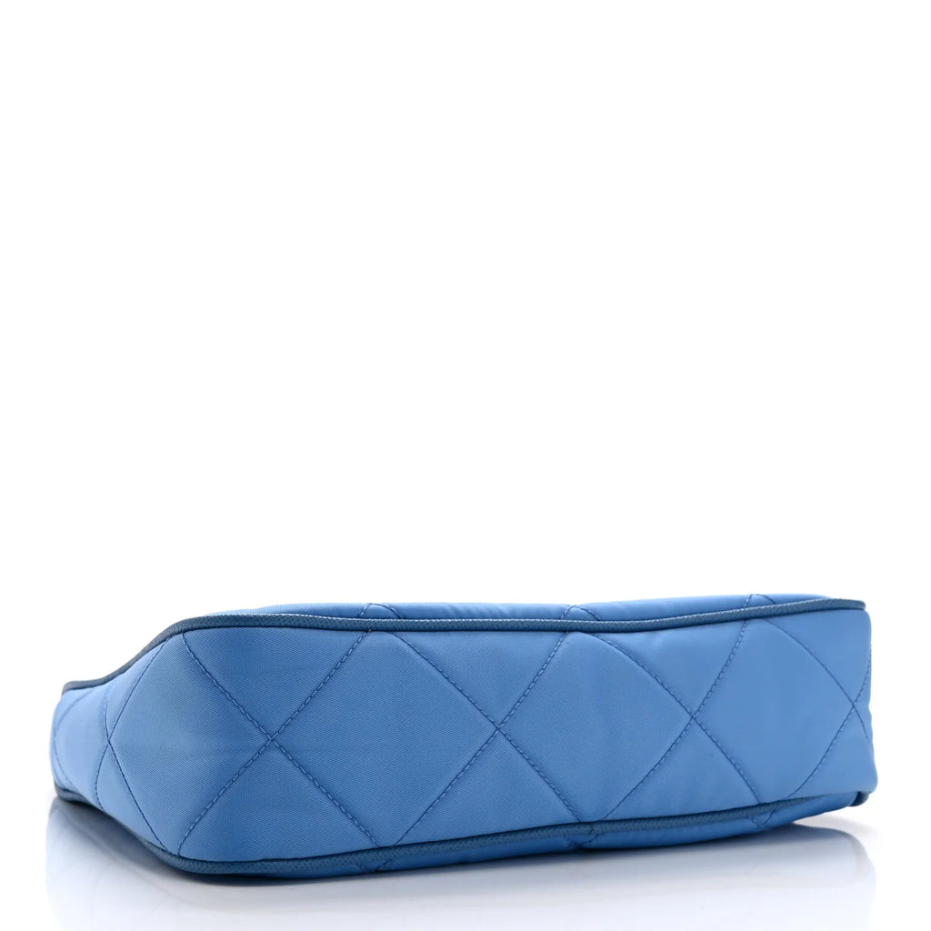 Prada Blue Quilted Nylon Bag