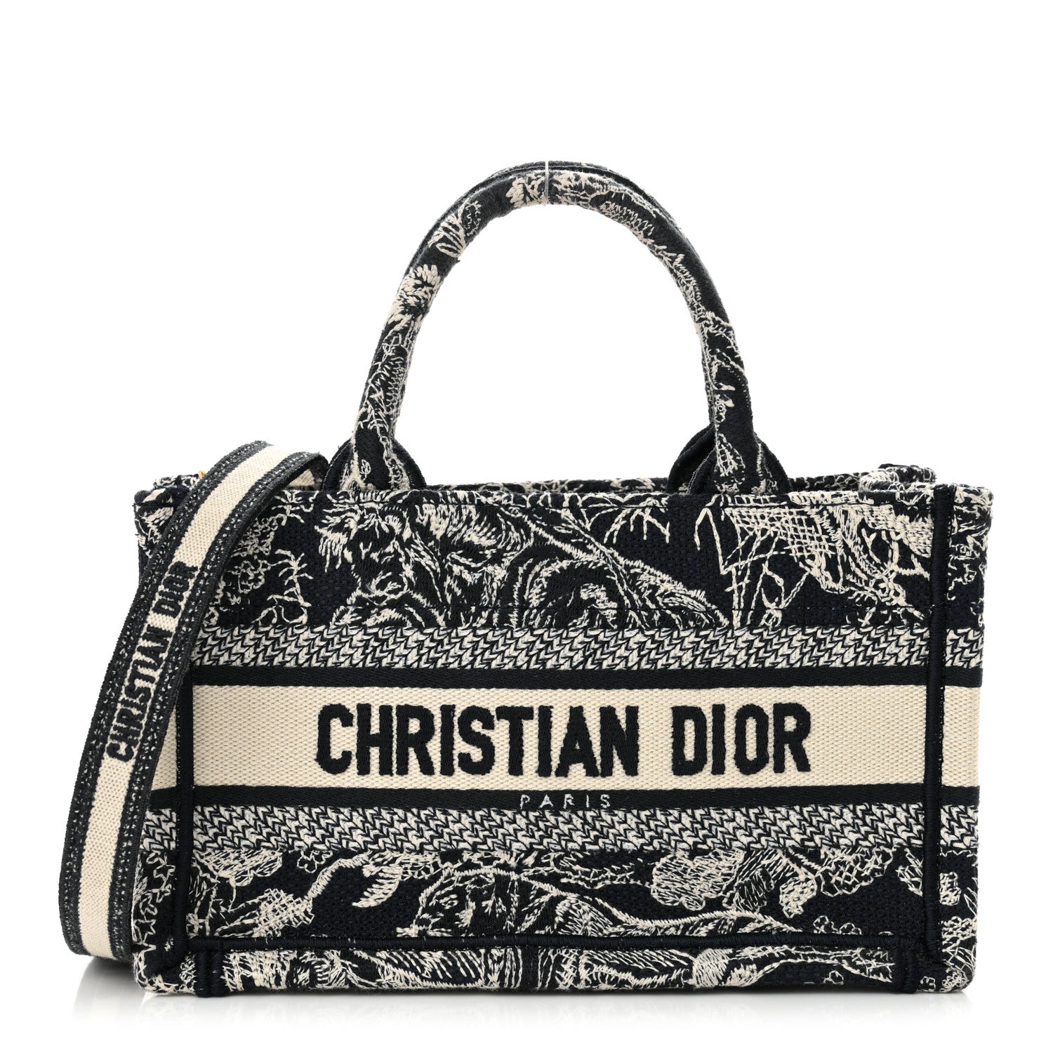 Dior Blue Toile de Jouy Book Tote