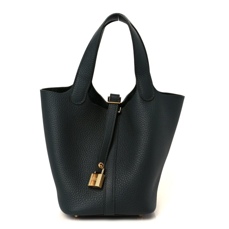 Hermes Picotin Lock Green Handbag