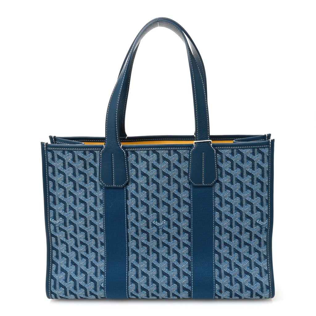 Goyard Blue Goyardine Villette Tote