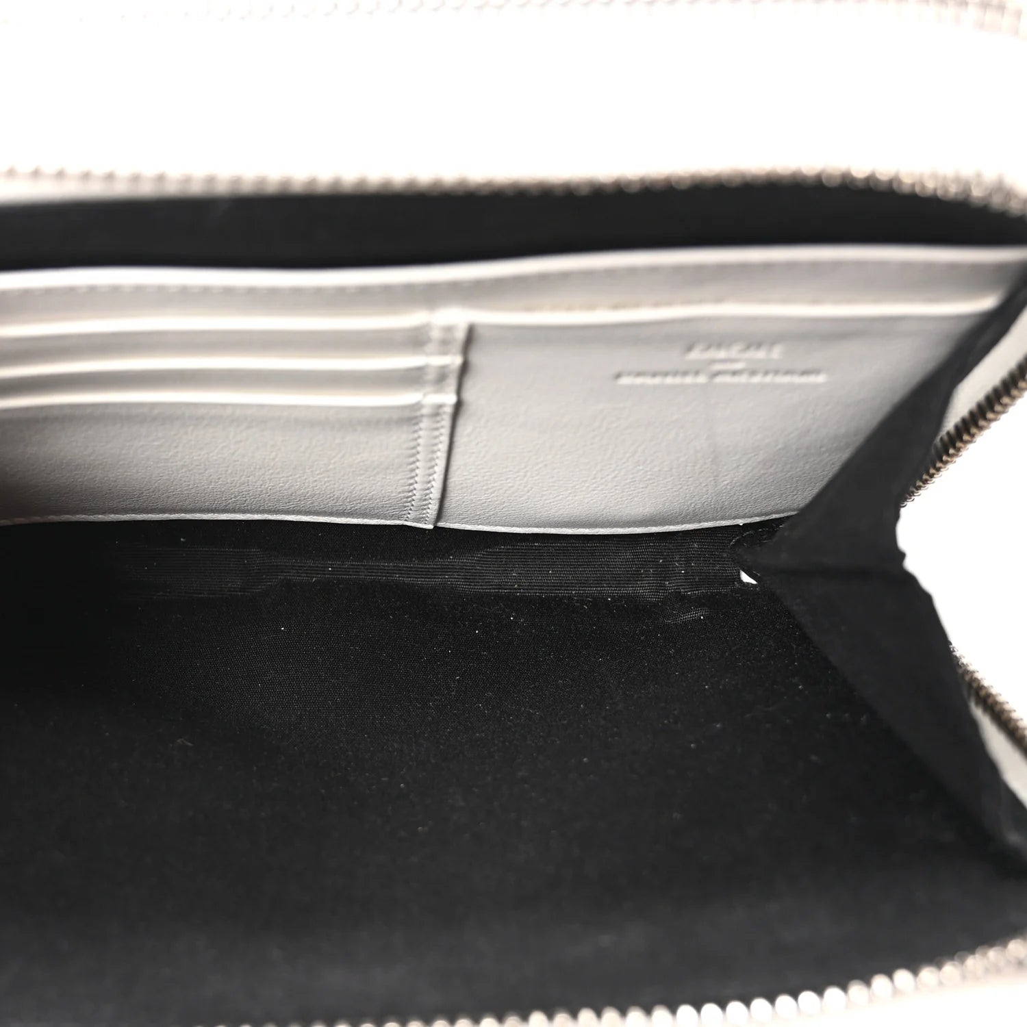 Dior White Newspaper Grained Bag