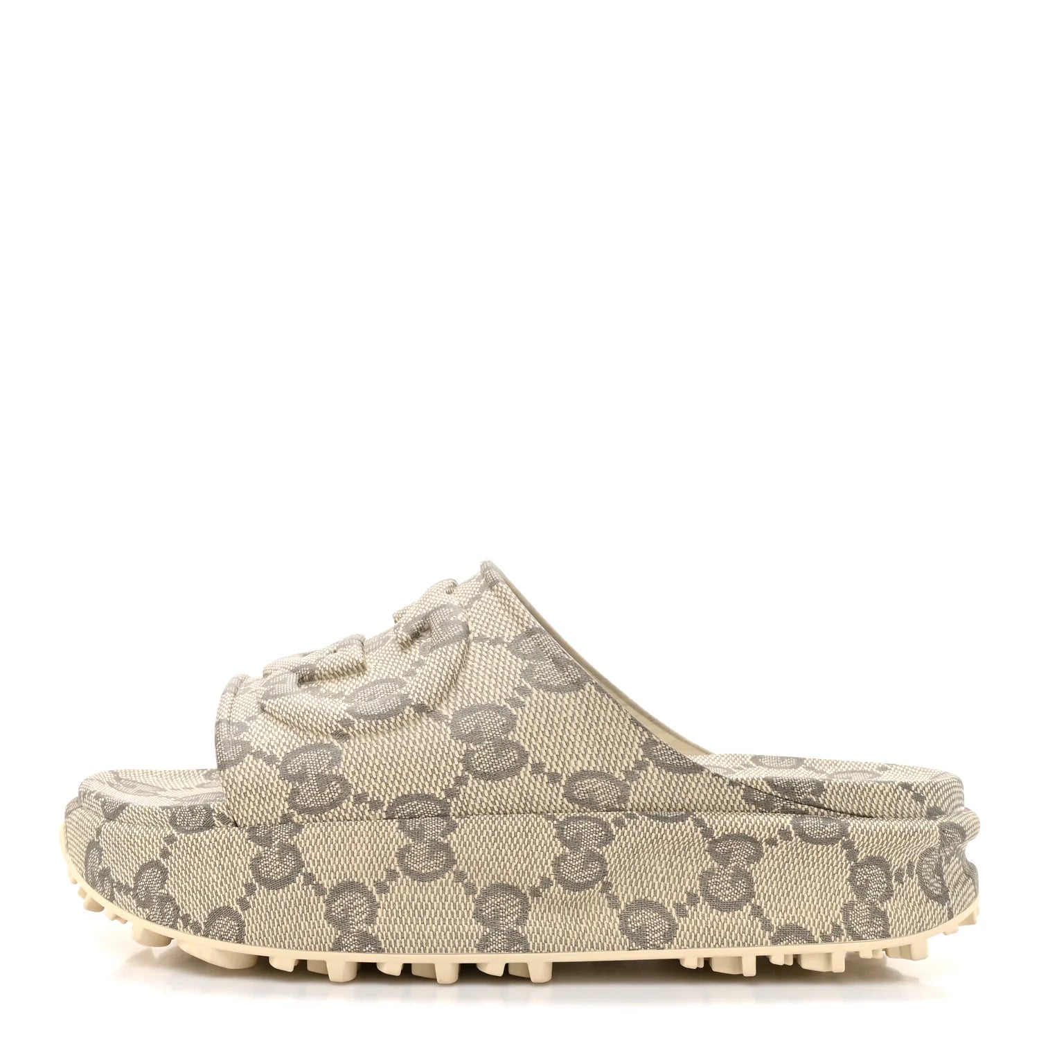 Gucci GG Monogram Platform Slides