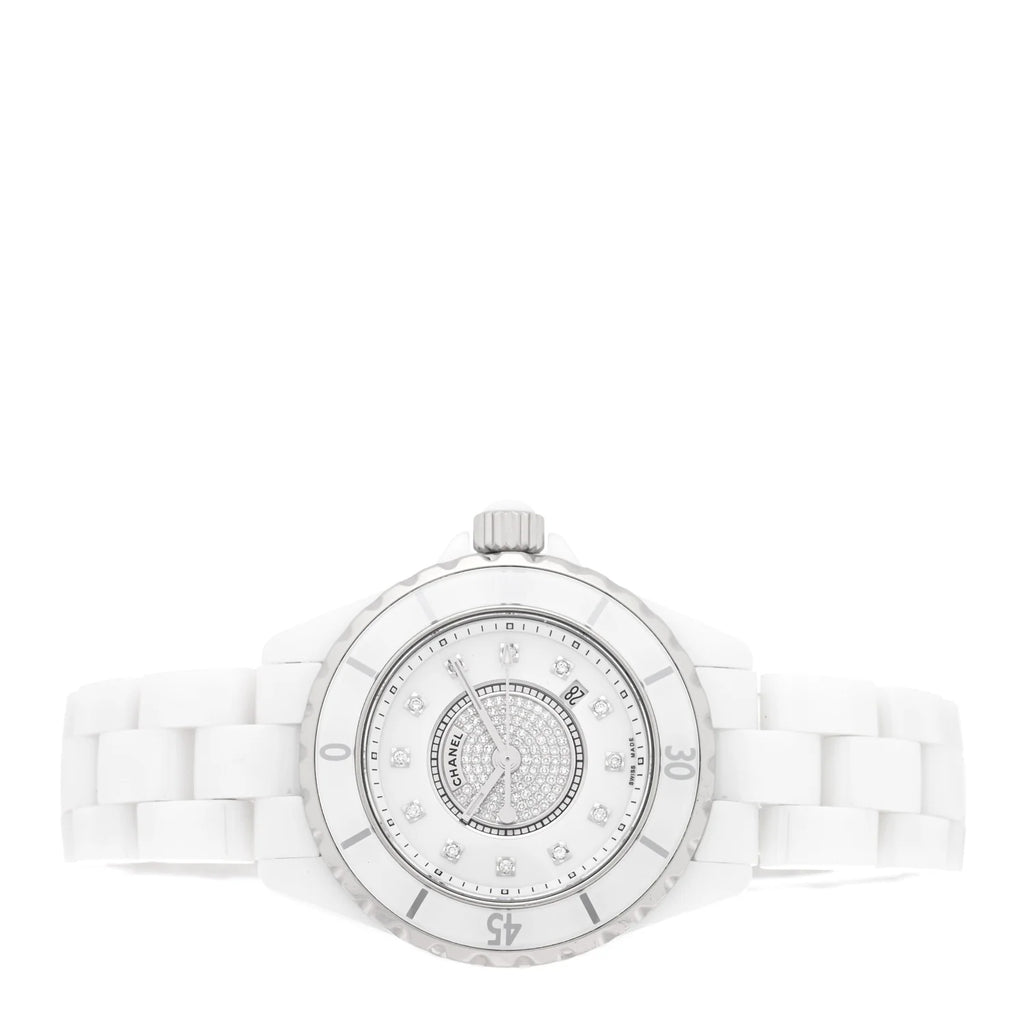 Chanel J12 White Ceramic Diamond