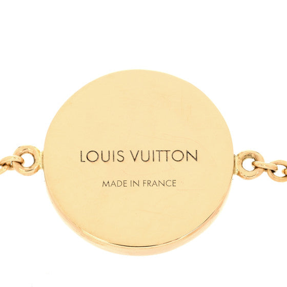 Louis Vuitton Gold Flower Diamond Bracelet