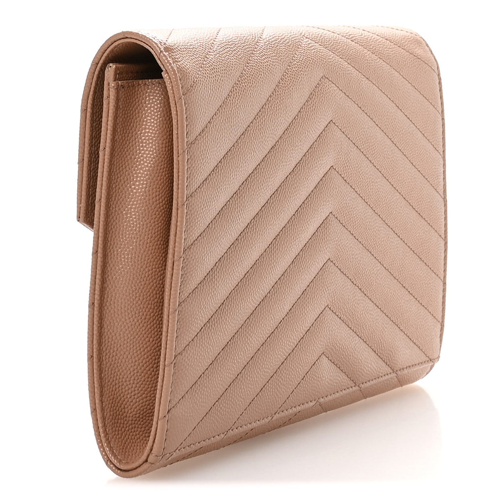 Saint Laurent Beige Quilted Bag