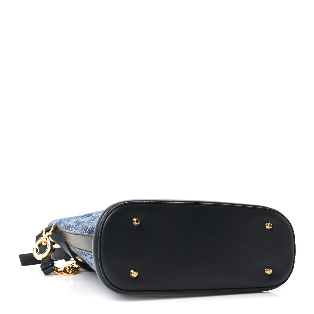 Dior Blue Oblique Bucket Bag