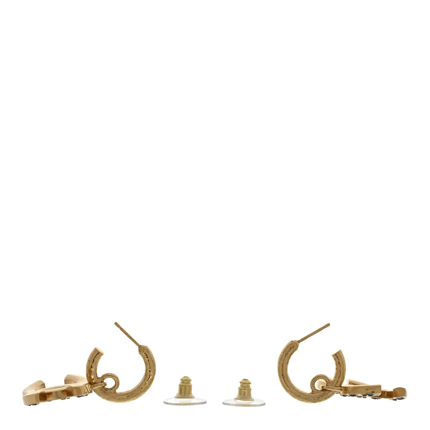 Chanel Gold Star CC Earrings