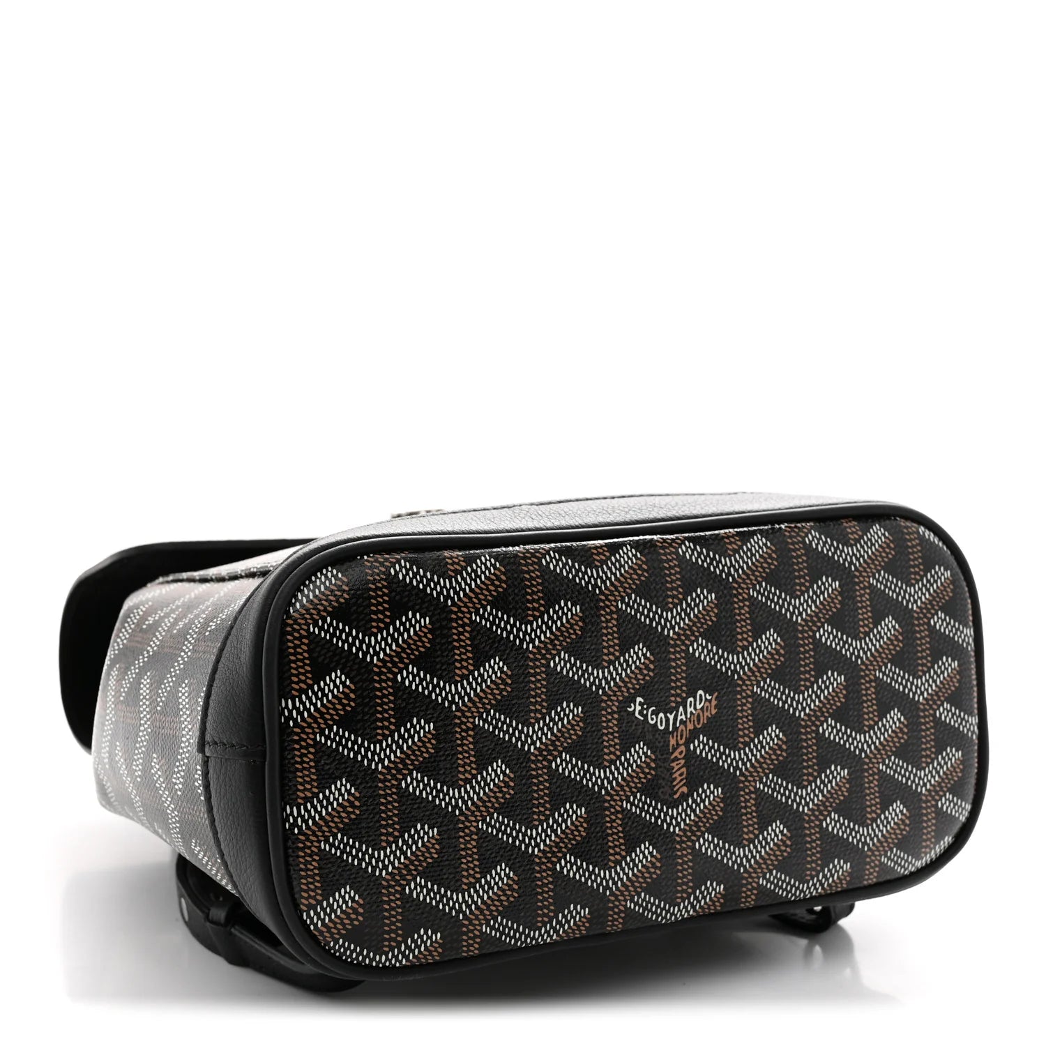 Goyard Black Goyardine Alpin Backpack
