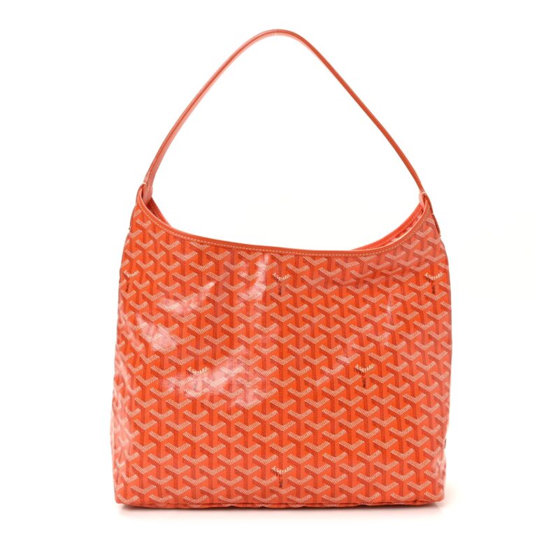 Goyard Orange Goyardine Fidji Bag