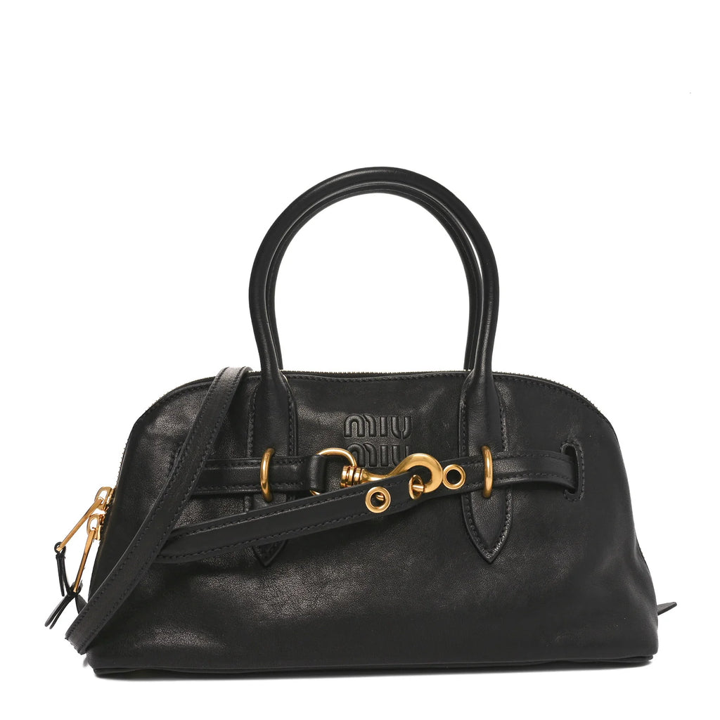 Miu Miu Black Leather Satchel