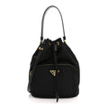 Prada Black Nylon Bucket Bag