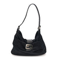 Fendi Black Fabric FF Bag