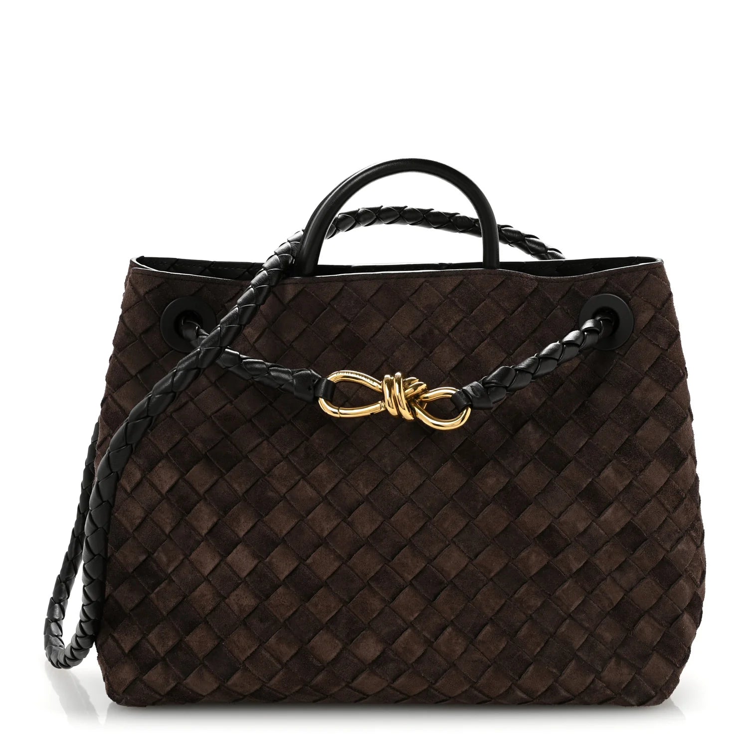 Bottega Veneta Suede Intrecciato Andiamo