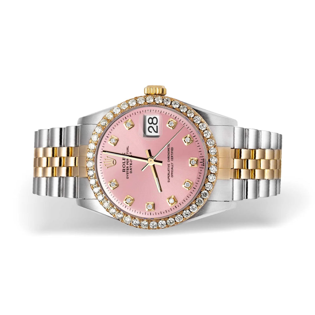 Rolex Datejust Two-Tone Pink Diamond