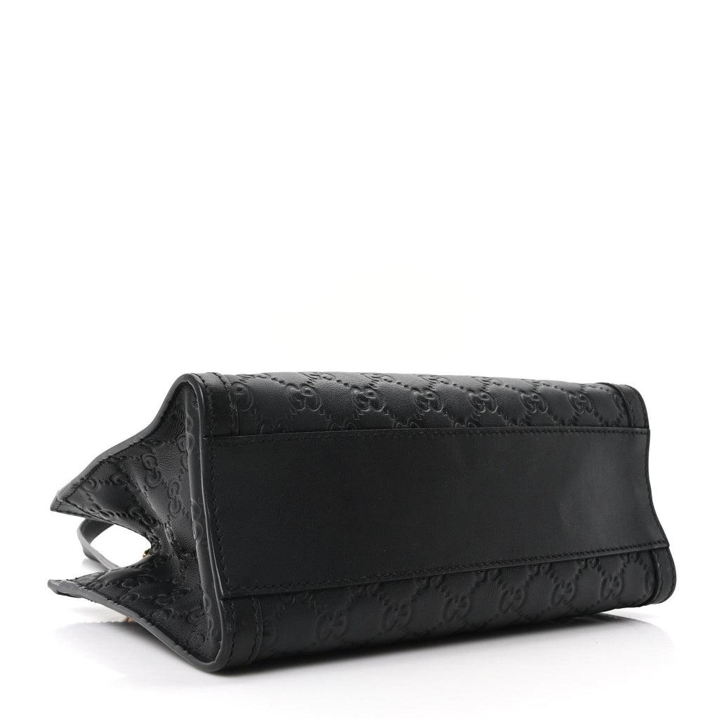 Gucci Black Signature Padlock Bag