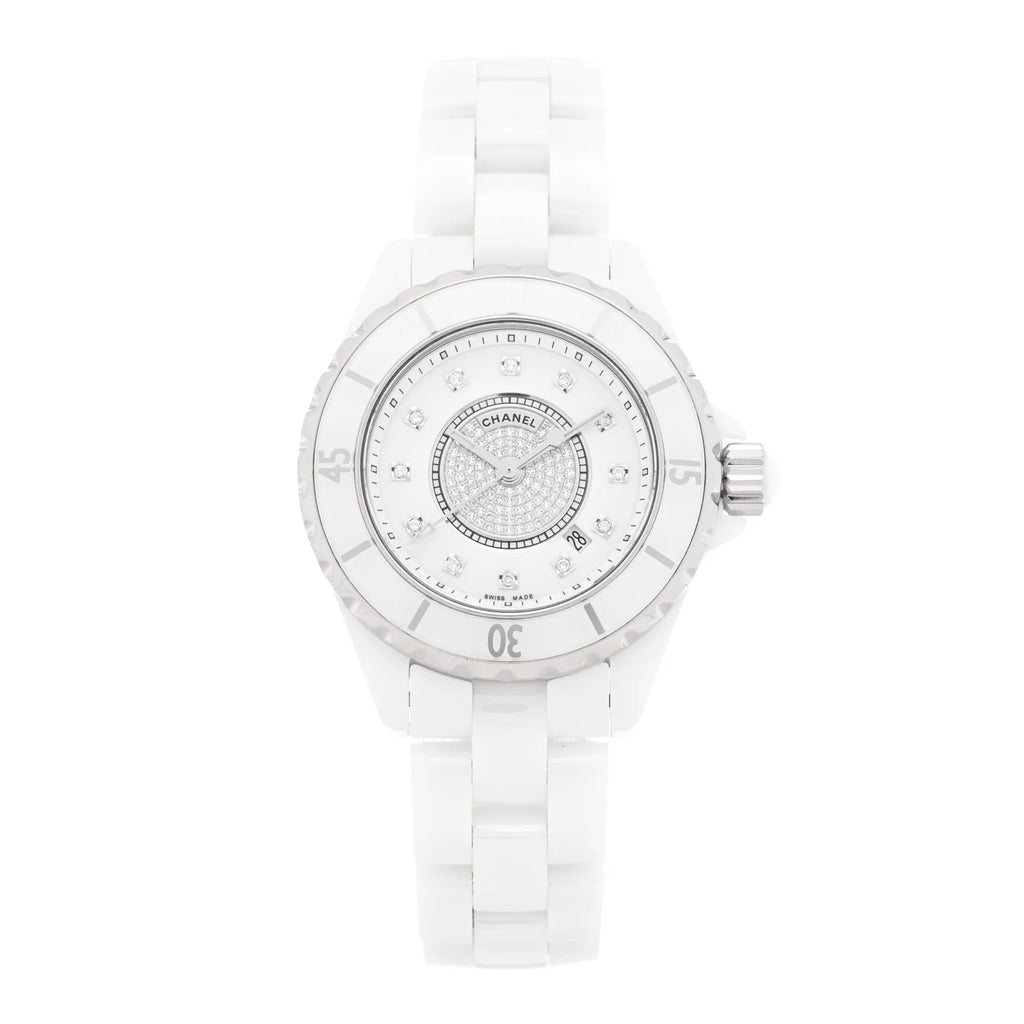 Chanel J12 White Ceramic Diamond