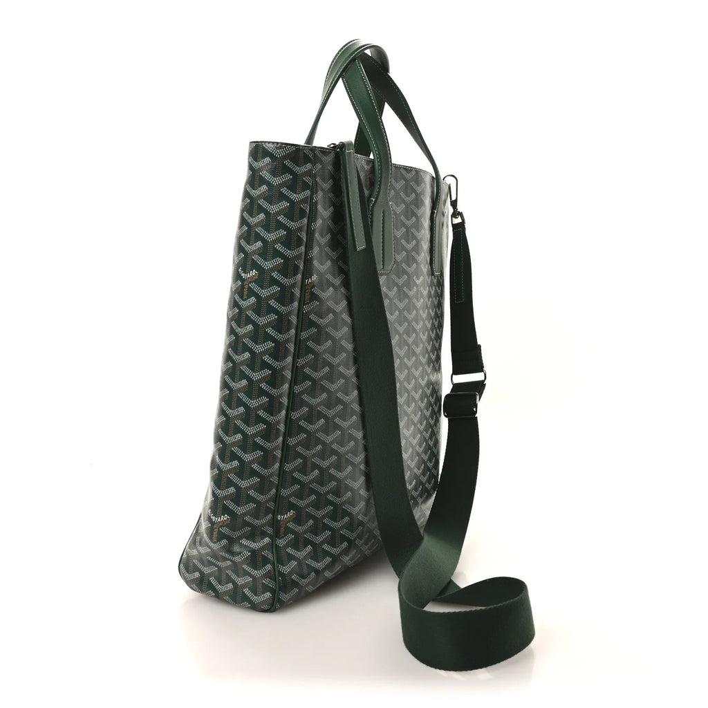 Goyard Green Goyardine Voltaire Tote