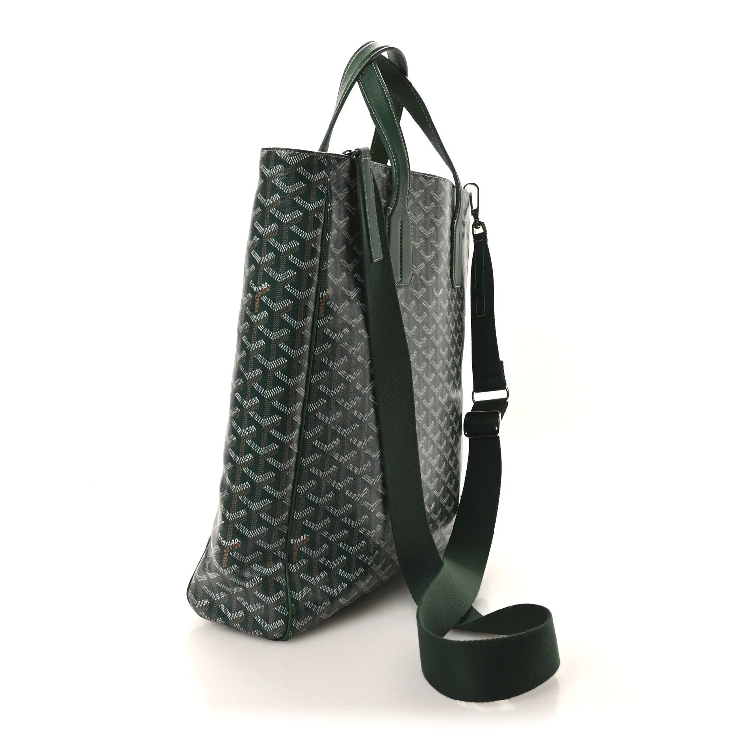 Goyard Green Goyardine Voltaire Tote